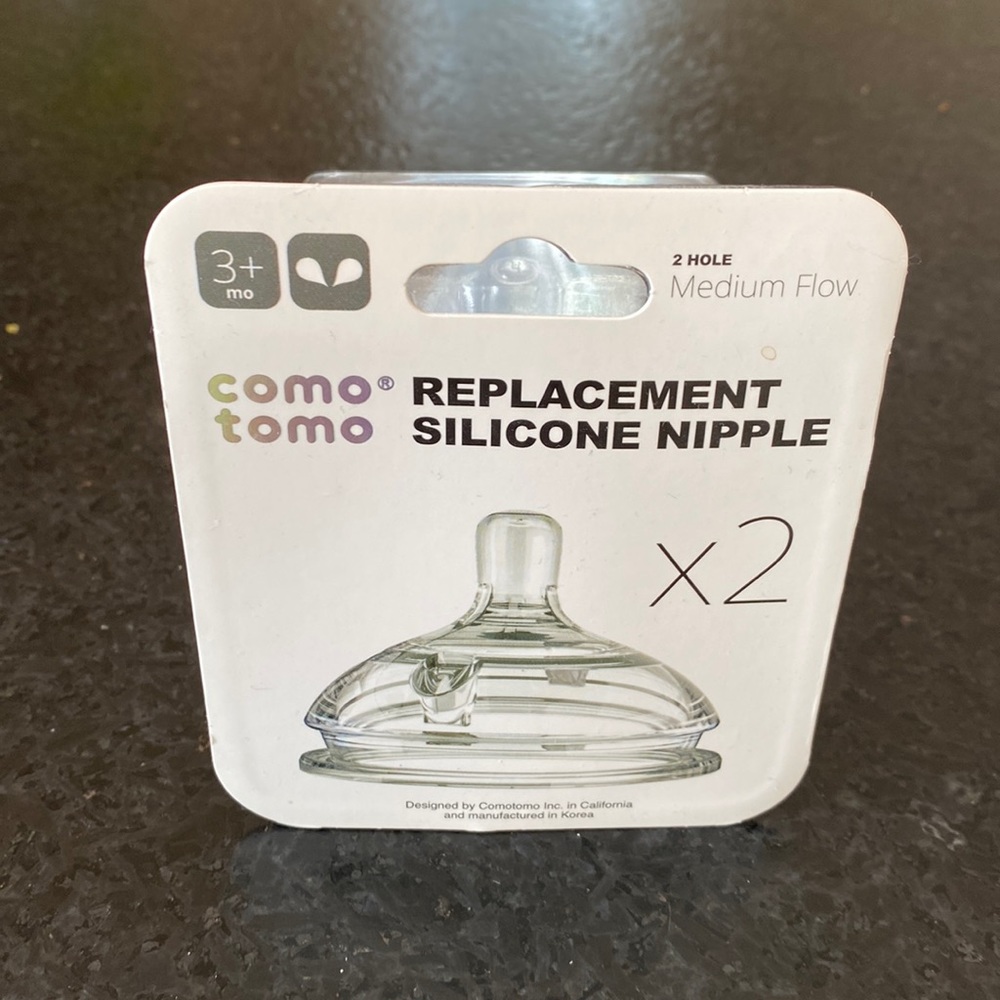 Como Tomo Replacement Nipples - Medium Flow
